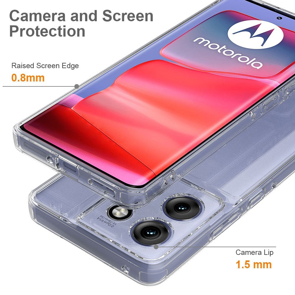 Motorola Edge 60 Neo / 50 Neo / ThinkPhone 25 EIDERWOOD Hybrid Cover - Gennemsigtig