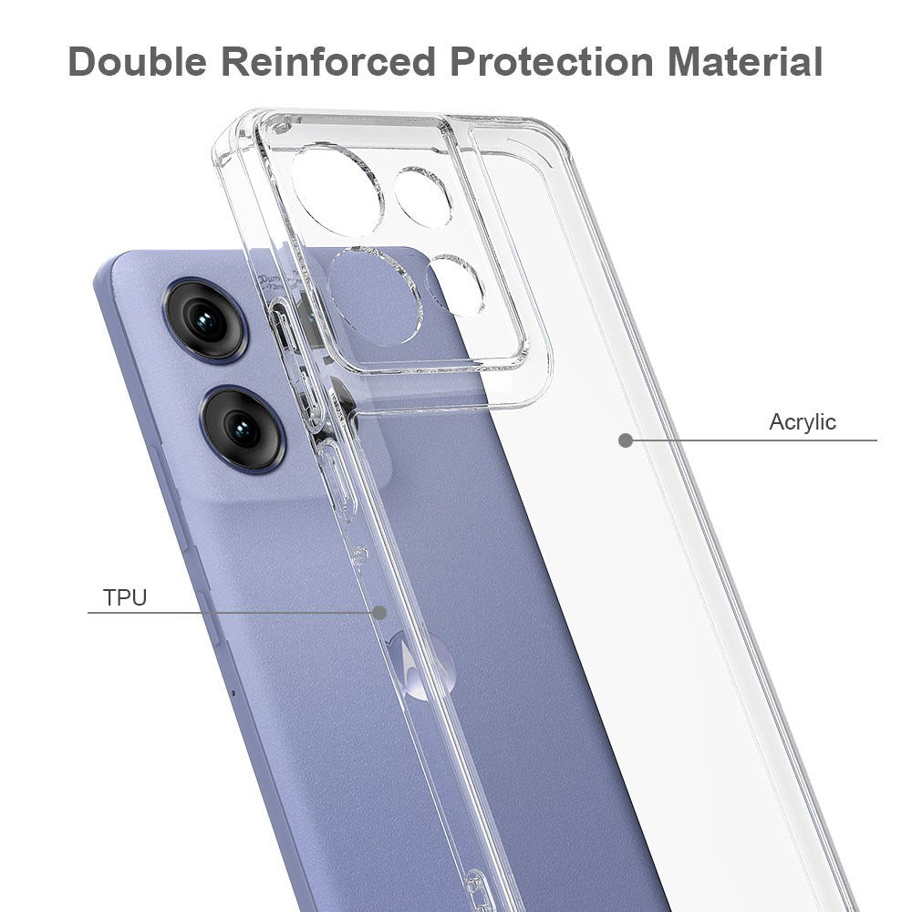 Motorola Edge 60 Neo / 50 Neo / ThinkPhone 25 EIDERWOOD Hybrid Cover - Gennemsigtig