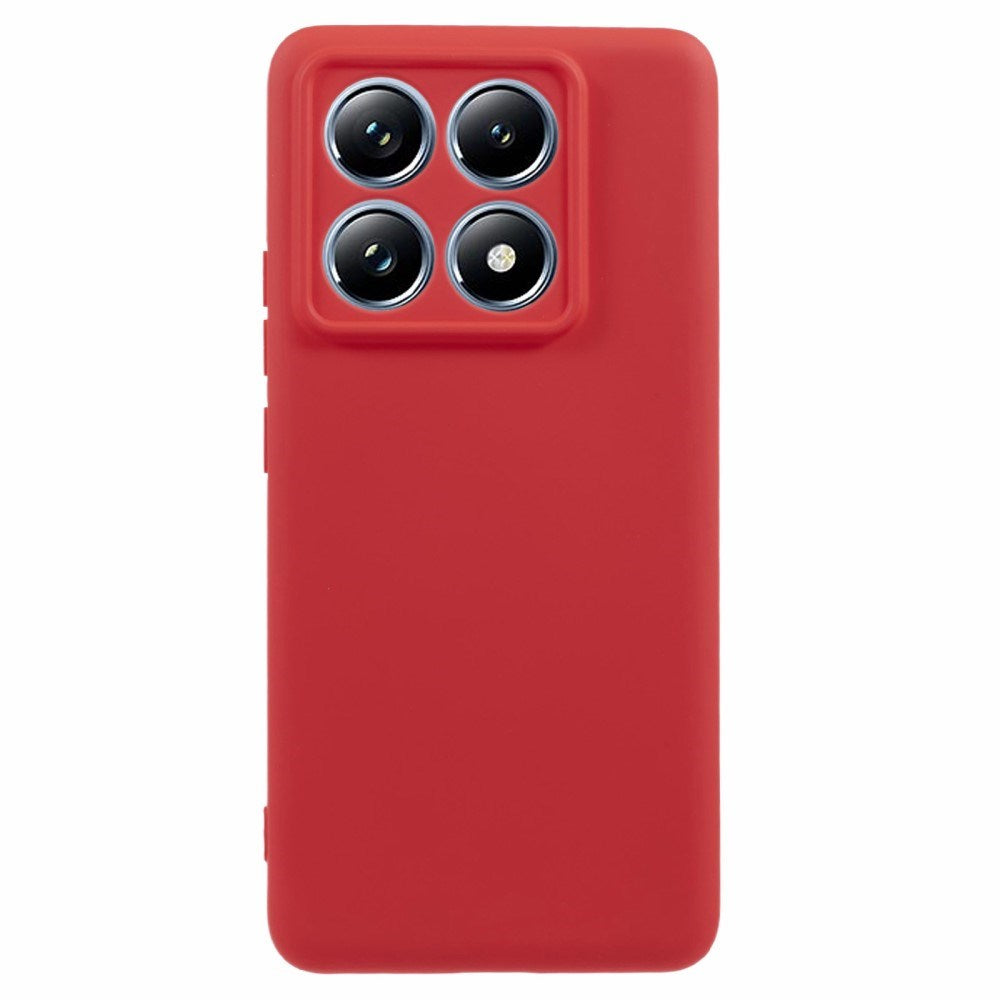 EIDERWOOD Xiaomi 14T Pro Foret Fleksibelt Plast Cover - Rød