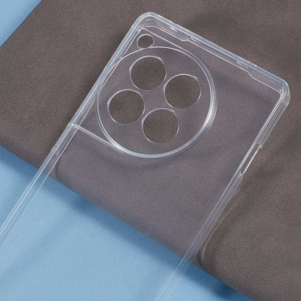 EIDERWOOD OnePlus 12R Fleksibelt Plastik Bagside Cover - Gennemsigtig