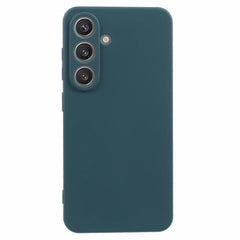 EIDERWOOD - Samsung Galaxy S25 Blødt Plast Cover - Anti-Ridse Beskyttelse med Fiberforing - Mørkegrøn