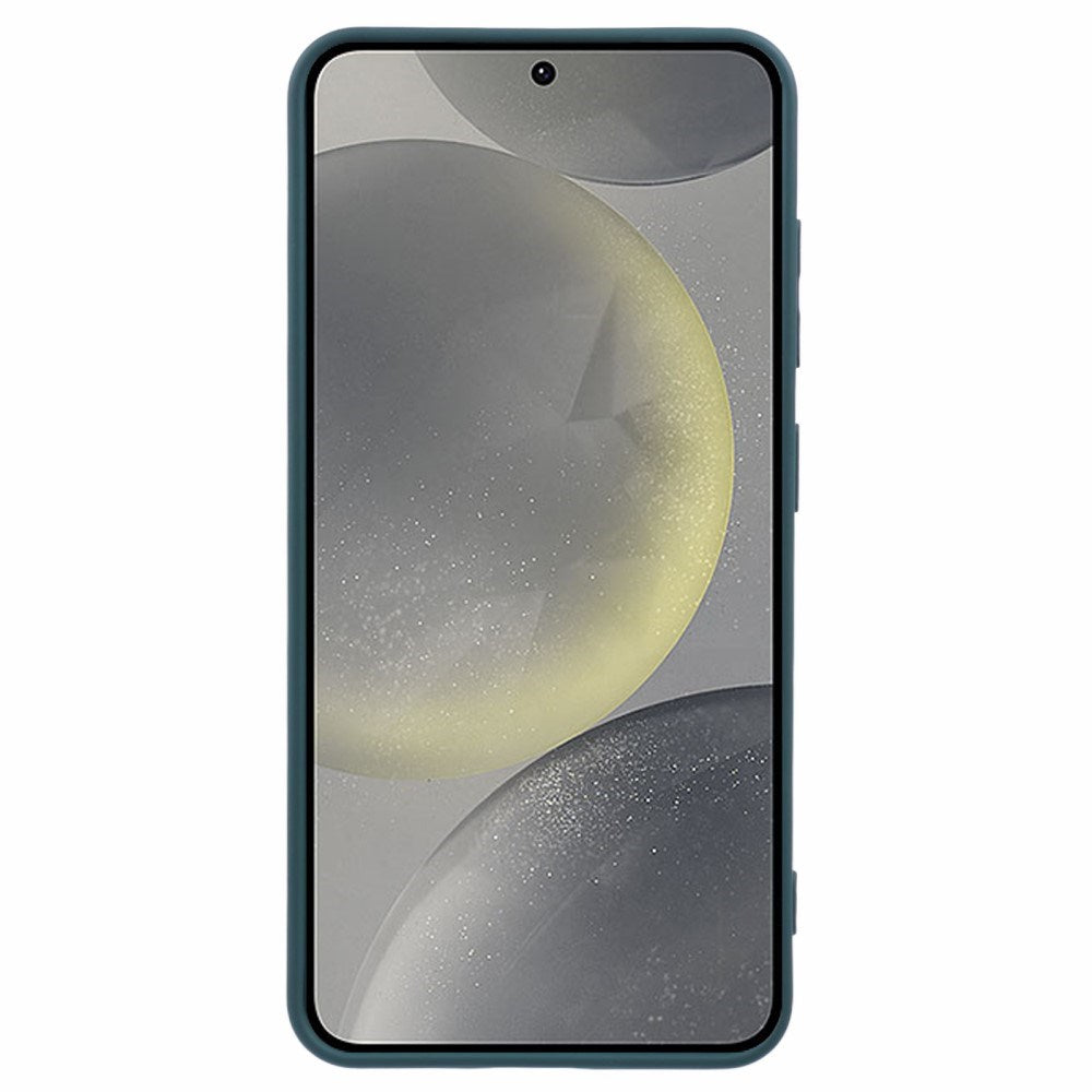 EIDERWOOD - Samsung Galaxy S25 Blødt Plast Cover - Anti-Ridse Beskyttelse med Fiberforing - Mørkegrøn