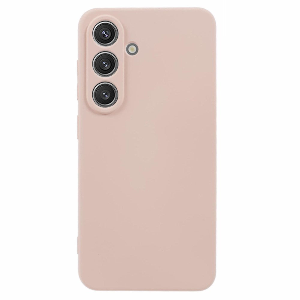 EIDERWOOD - Samsung Galaxy S25 Blødt Plast Cover - Anti-Ridse Beskyttelse med Fiberforing - Lyserød