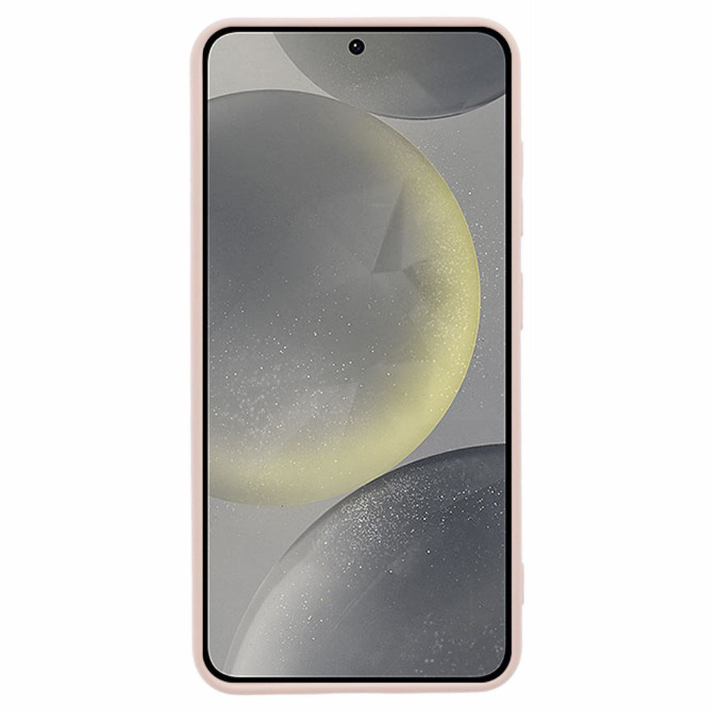 EIDERWOOD - Samsung Galaxy S25 Blødt Plast Cover - Anti-Ridse Beskyttelse med Fiberforing - Lyserød