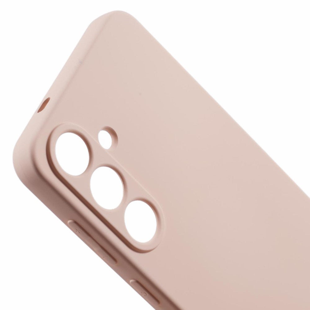 EIDERWOOD - Samsung Galaxy S25 Blødt Plast Cover - Anti-Ridse Beskyttelse med Fiberforing - Lyserød