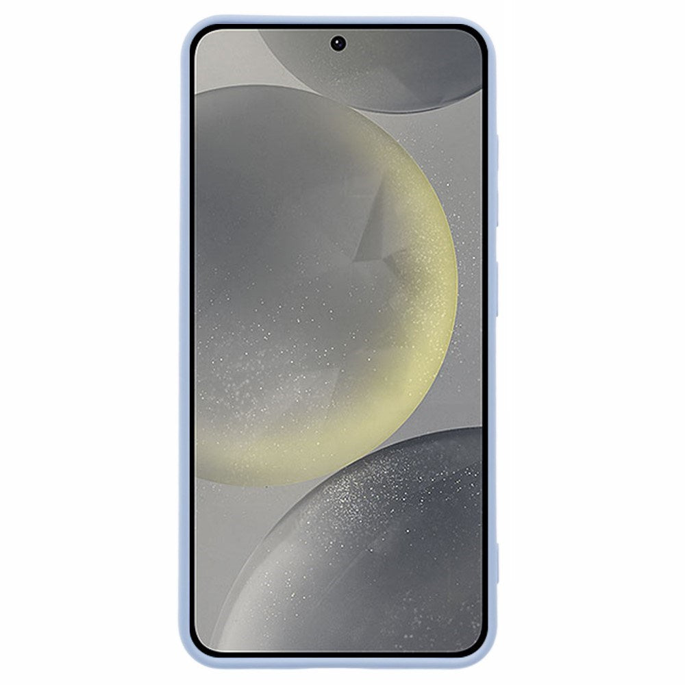 EIDERWOOD - Samsung Galaxy S25 Blødt Plast Cover - Anti-Ridse Beskyttelse med Fiberforing - Lyseblå