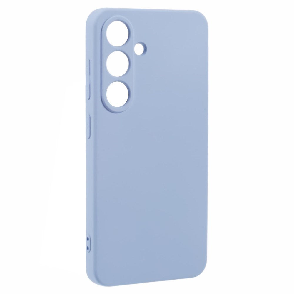 EIDERWOOD - Samsung Galaxy S25 Blødt Plast Cover - Anti-Ridse Beskyttelse med Fiberforing - Lyseblå