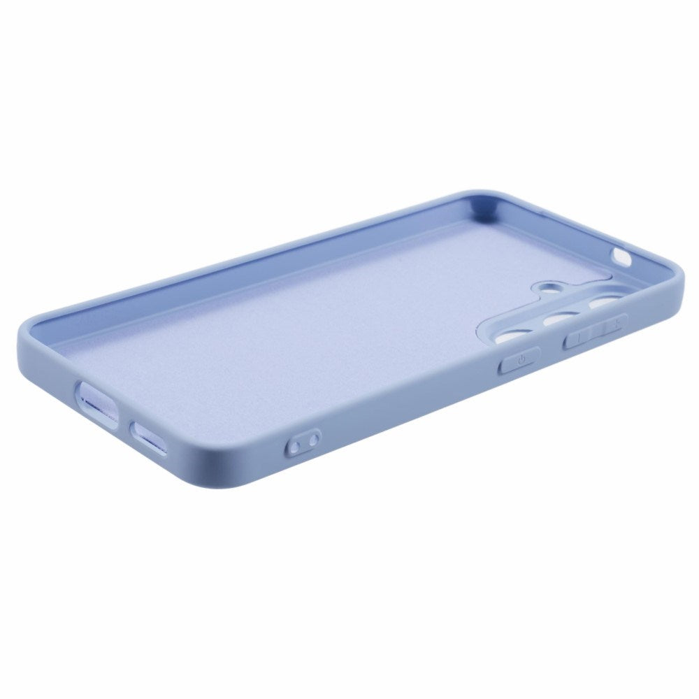 EIDERWOOD - Samsung Galaxy S25 Blødt Plast Cover - Anti-Ridse Beskyttelse med Fiberforing - Lyseblå