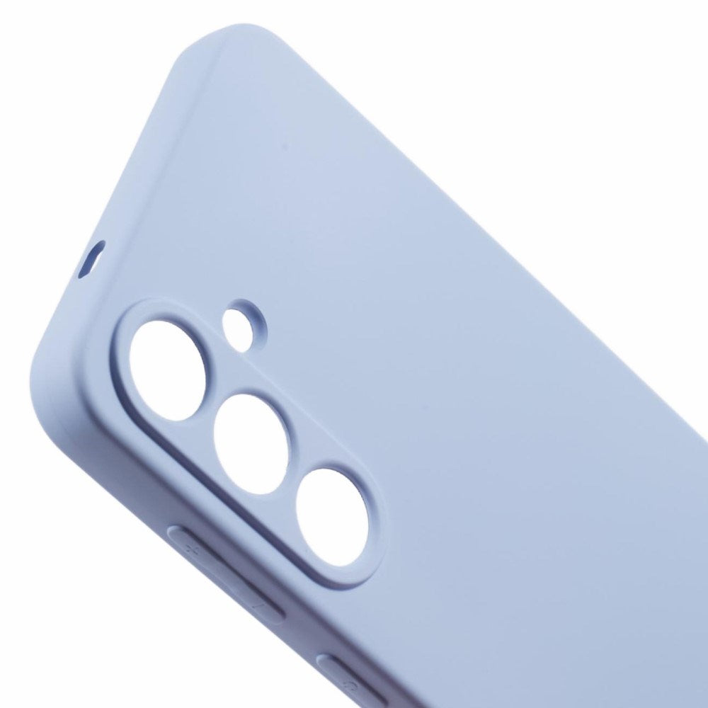 EIDERWOOD - Samsung Galaxy S25 Blødt Plast Cover - Anti-Ridse Beskyttelse med Fiberforing - Lyseblå