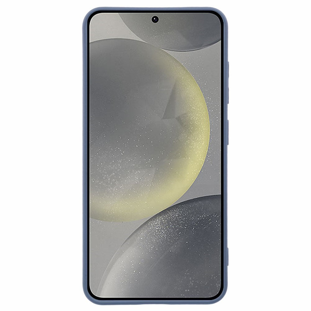 EIDERWOOD - Samsung Galaxy S25 Blødt Plast Cover - Anti-Ridse Beskyttelse med Fiberforing - Blå