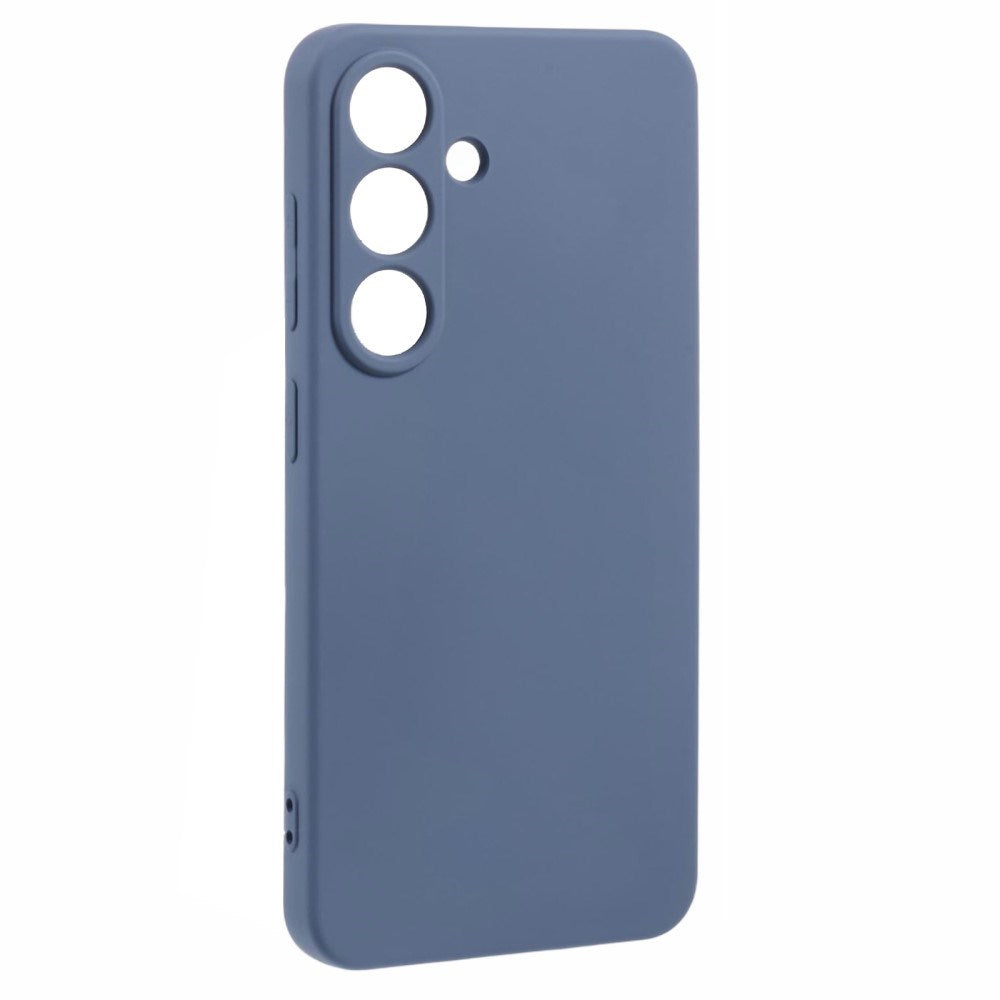 EIDERWOOD - Samsung Galaxy S25 Blødt Plast Cover - Anti-Ridse Beskyttelse med Fiberforing - Blå
