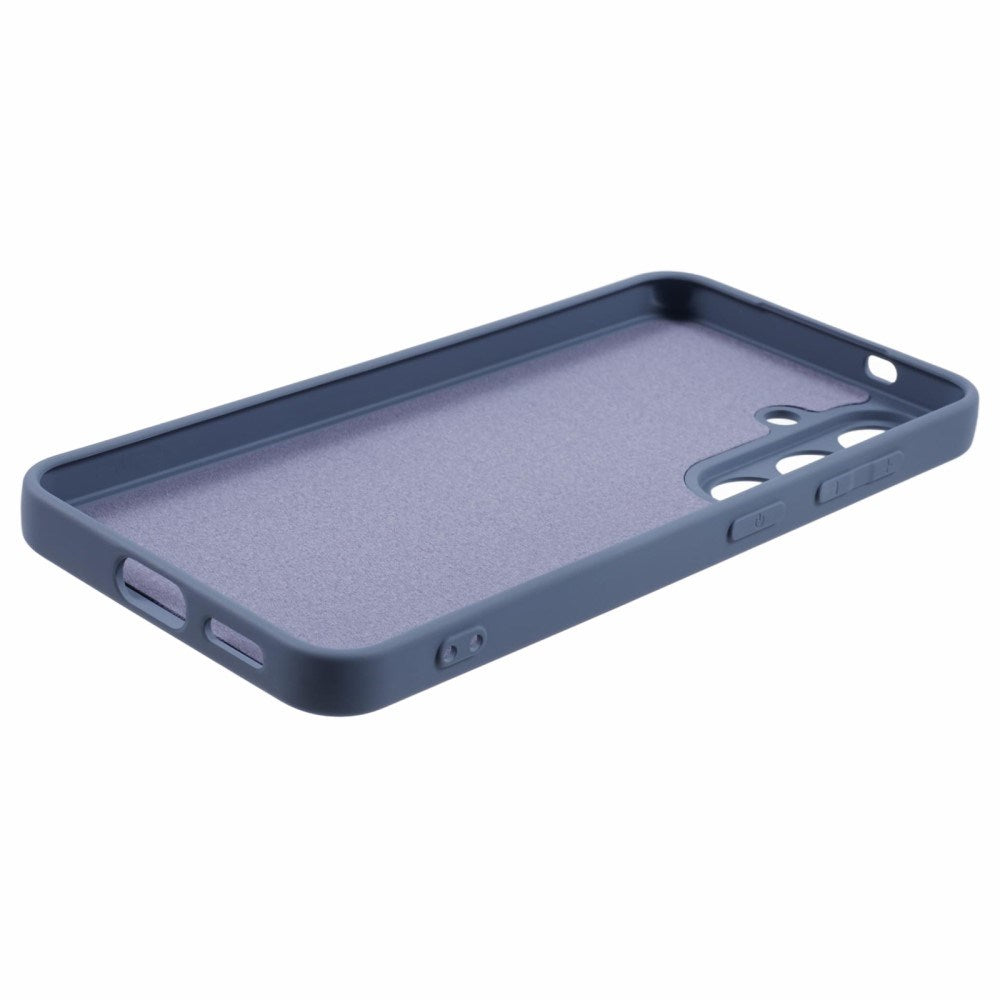 EIDERWOOD - Samsung Galaxy S25 Blødt Plast Cover - Anti-Ridse Beskyttelse med Fiberforing - Blå