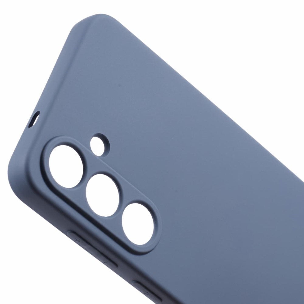 EIDERWOOD - Samsung Galaxy S25 Blødt Plast Cover - Anti-Ridse Beskyttelse med Fiberforing - Blå