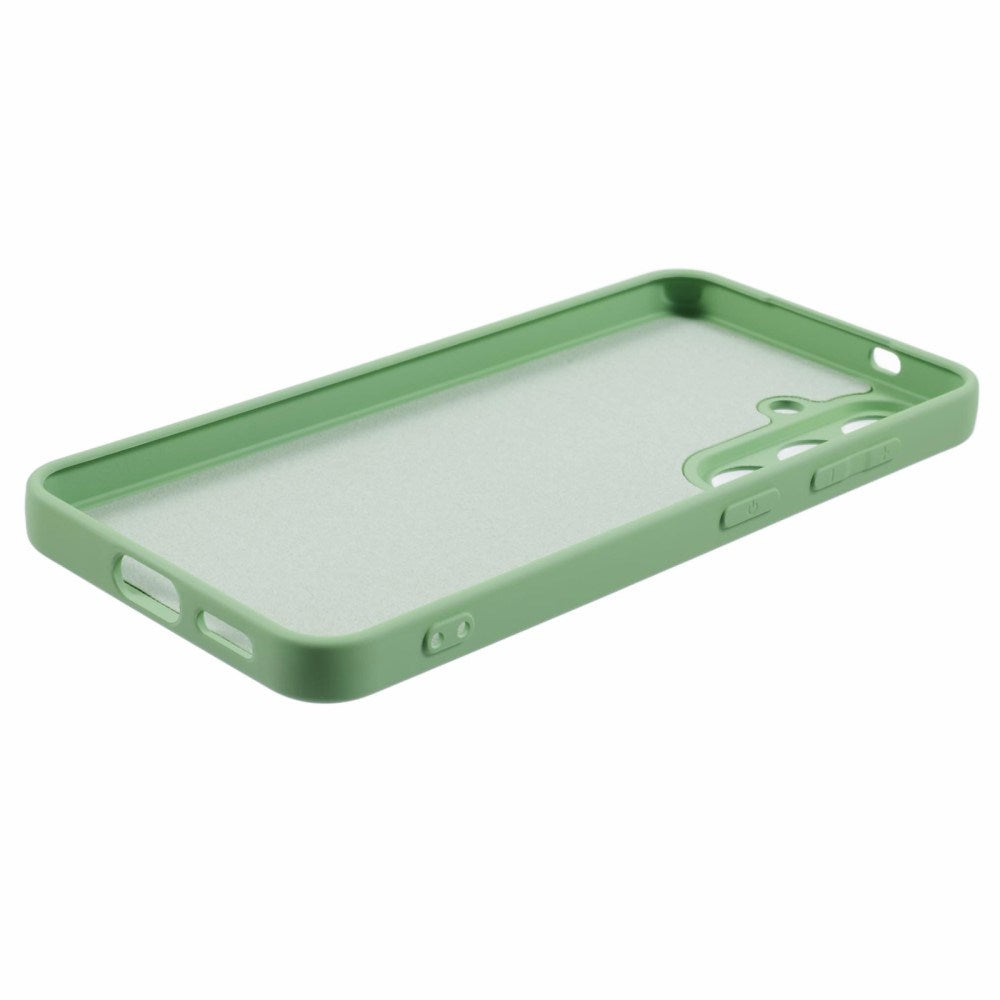 EIDERWOOD - Samsung Galaxy S25 Blødt Plast Cover - Anti-Ridse Beskyttelse med Fiberforing - Grøn