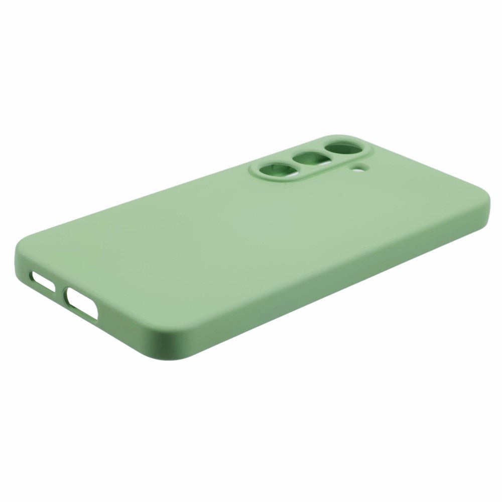 EIDERWOOD - Samsung Galaxy S25 Blødt Plast Cover - Anti-Ridse Beskyttelse med Fiberforing - Grøn