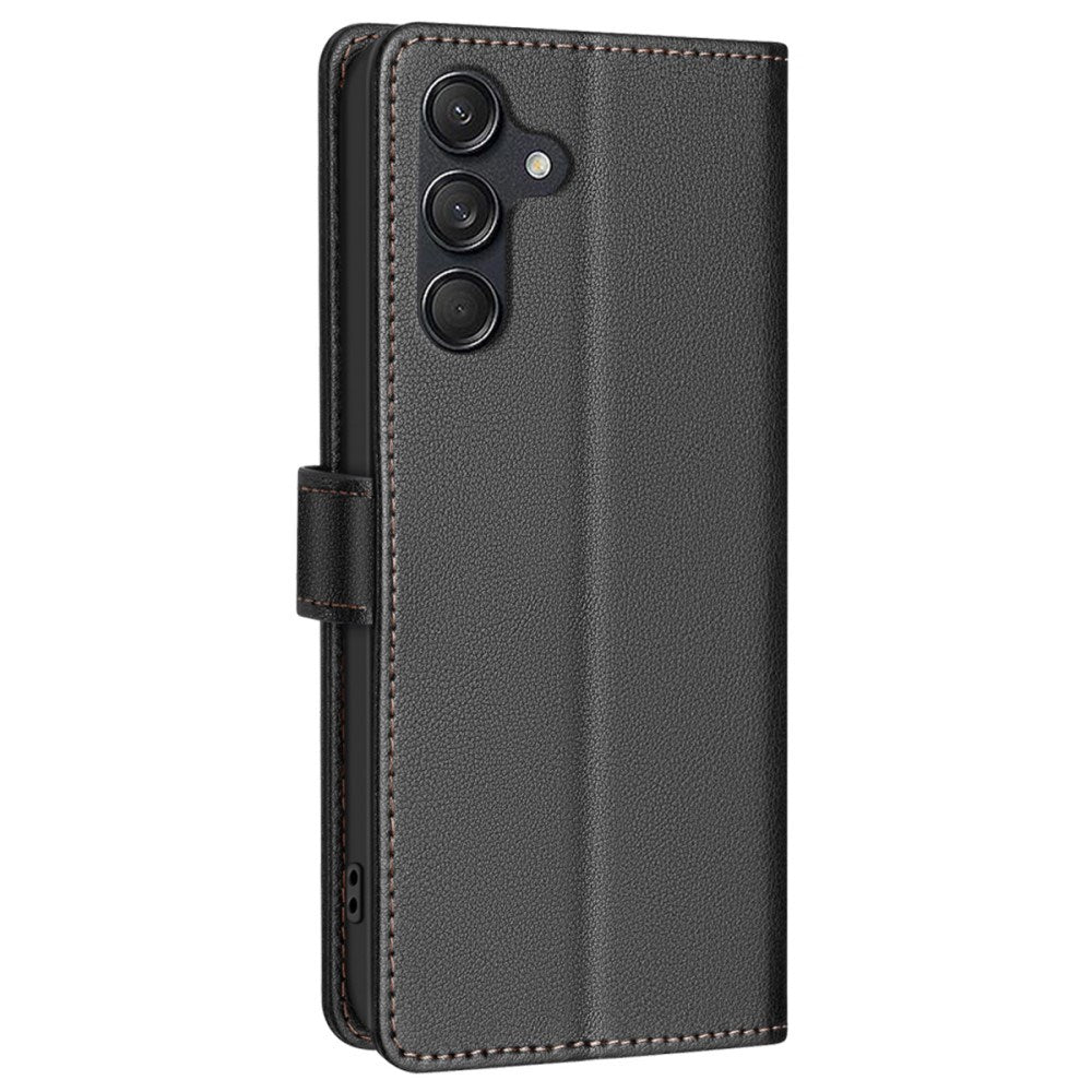 Samsung Galaxy A36 (5G) BINFEN Kunstlæder Flip Cover m. RFID Blokering - Sort