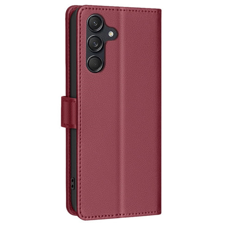 Samsung Galaxy A36 (5G) BINFEN Kunstlæder Flip Cover m. RFID Blokering - Rød