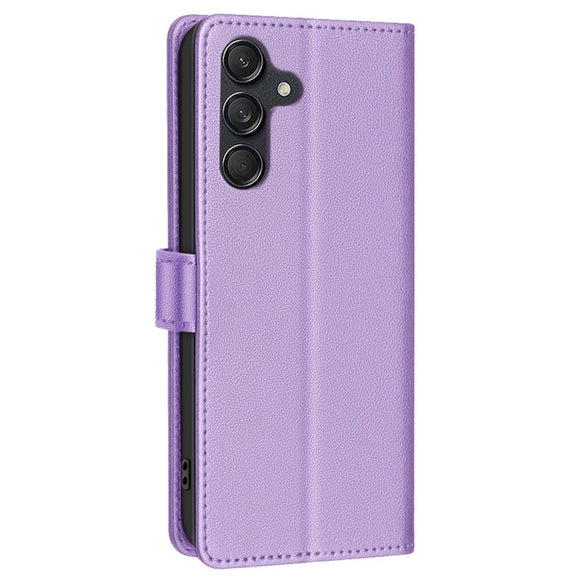 Samsung Galaxy A36 (5G) BINFEN Kunstlæder Flip Cover m. RFID Blokering - Lilla