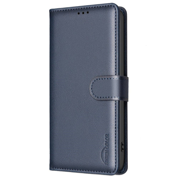 Samsung Galaxy A36 (5G) BINFEN Kunstlæder Flip Cover m. RFID Blokering - Blå