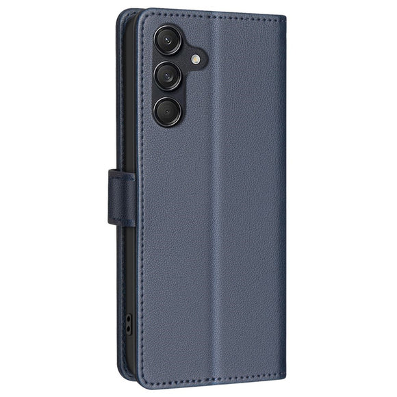 Samsung Galaxy A36 (5G) BINFEN Kunstlæder Flip Cover m. RFID Blokering - Blå