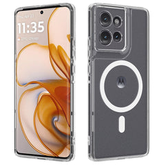 EIDERWOOD Motorola Edge 50 Fleksibelt Plastik Cover - MagSafe Kompatibel - Gennemsigtig