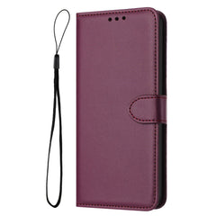 EIDERWOOD Samsung Galaxy S25 Ultra Vegansk Læder Flip Cover m. Aftagelig Strop - Rød