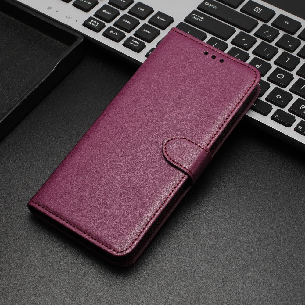 EIDERWOOD Samsung Galaxy S25 Ultra Vegansk Læder Flip Cover m. Aftagelig Strop - Rød