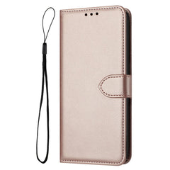 EIDERWOOD Samsung Galaxy S25 Ultra Vegansk Læder Flip Cover m. Aftagelig Strop - Rose Gold