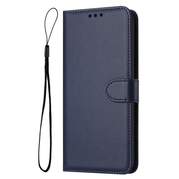 EIDERWOOD Samsung Galaxy S25 Ultra Vegansk Læder Flip Cover m. Aftagelig Strop - Blå