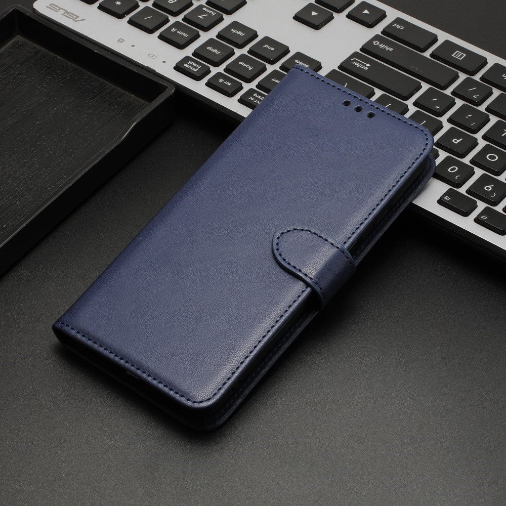 EIDERWOOD Samsung Galaxy S25 Ultra Vegansk Læder Flip Cover m. Aftagelig Strop - Blå