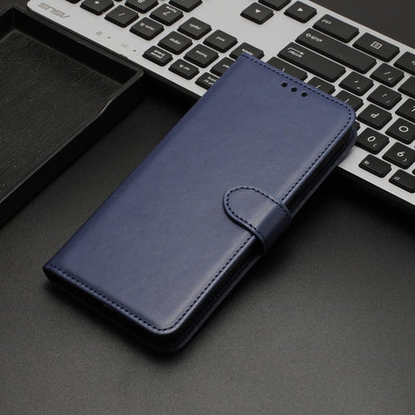 EIDERWOOD Samsung Galaxy S25 Ultra Vegansk Læder Flip Cover m. Aftagelig Strop - Blå