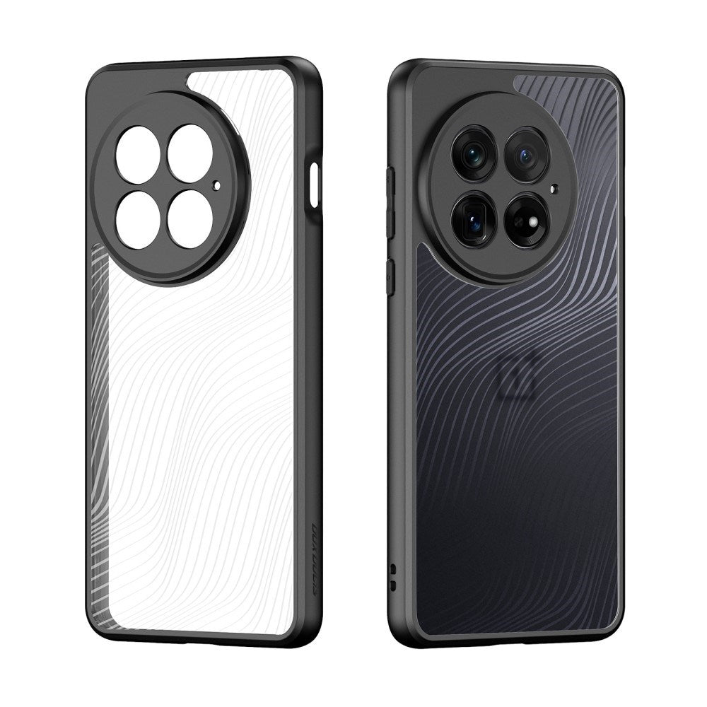 OnePlus 13 DUX DUCIS Aimo Series Plastik Cover - Gennemsigtig / Sort
