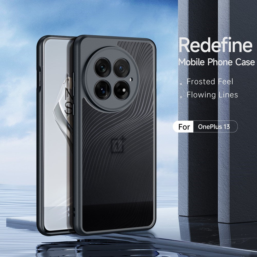 OnePlus 13 DUX DUCIS Aimo Series Plastik Cover - Gennemsigtig / Sort