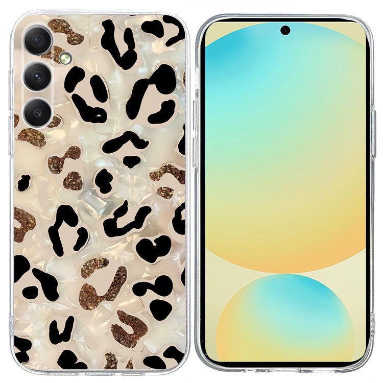 EIDERWOOD Samsung Galaxy S25 FE Fleksibel Plast Cover m. Motiv - Leopard