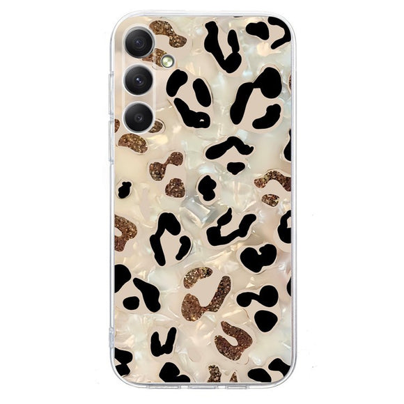 EIDERWOOD Samsung Galaxy S25 FE Fleksibel Plast Cover m. Motiv - Leopard