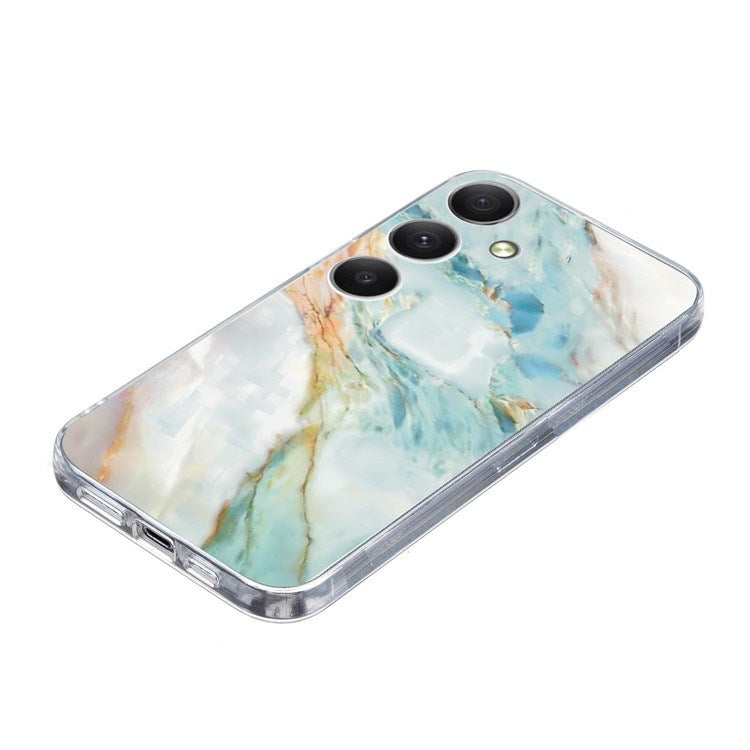 EIDERWOOD Samsung Galaxy S25 FE Fleksibel Plast Cover m. Motiv - Marmor