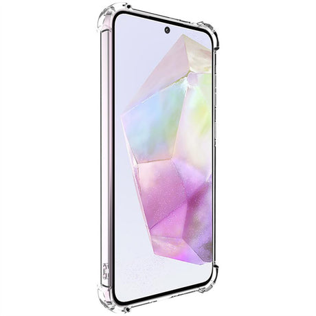 IMAK Samsung Galaxy A36 5G Shockproof Fleksibelt Plastik Cover - Gennemsigtig