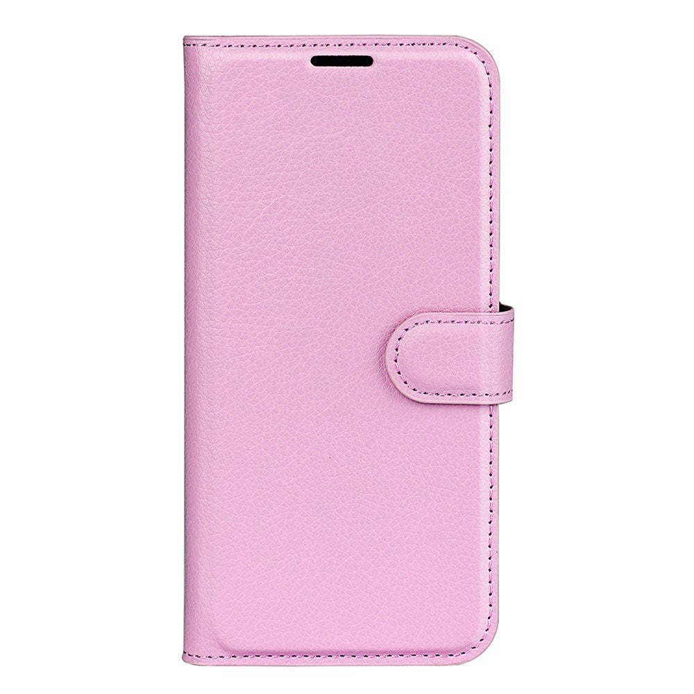 EIDERWOOD Motorola Moto G75 (5G) Kunstlæder Flip Cover m. Kortholder & Ståfunktion - Lyserød