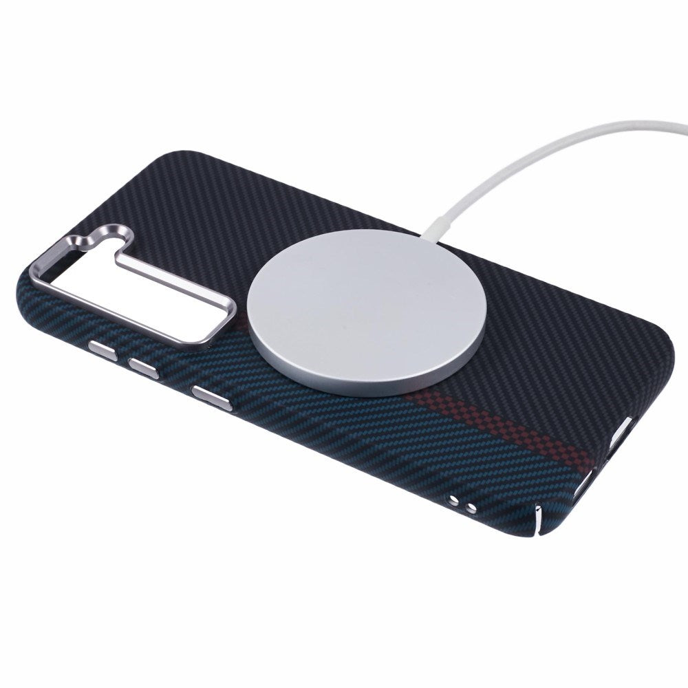 EIDERWOOD Mønstret Carbon Cover - Samsung Galaxy S23 - MagSafe Kompatibel - Dark Colored Pattern