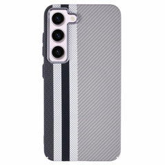 EIDERWOOD Mønstret Carbon Cover - Samsung Galaxy S23 - MagSafe Kompatibel - Grey Stripes