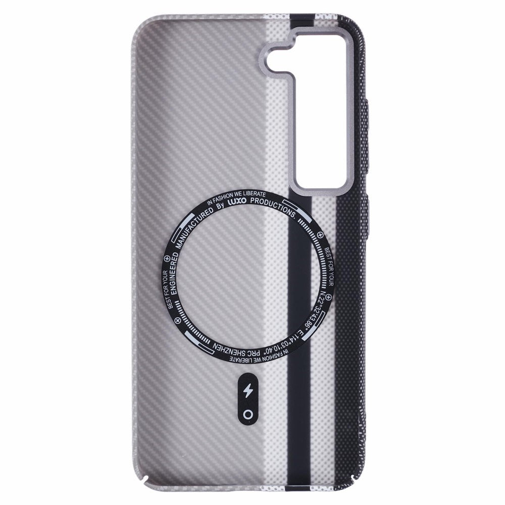 EIDERWOOD Mønstret Carbon Cover - Samsung Galaxy S23 - MagSafe Kompatibel - Grey Stripes