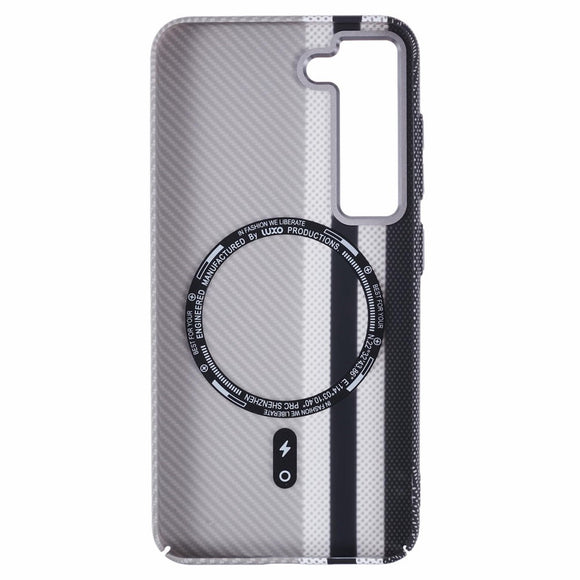 EIDERWOOD Mønstret Carbon Cover - Samsung Galaxy S23 - MagSafe Kompatibel - Grey Stripes