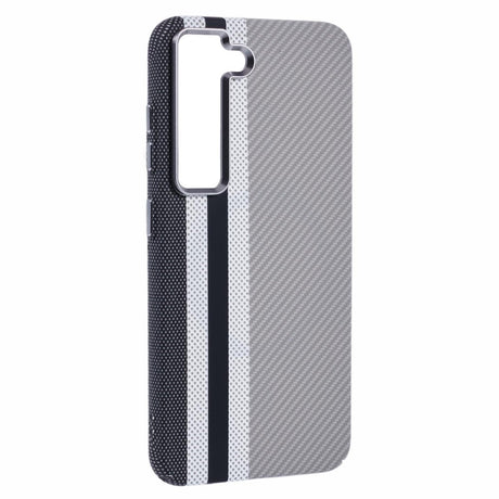 EIDERWOOD Mønstret Carbon Cover - Samsung Galaxy S23 - MagSafe Kompatibel - Grey Stripes