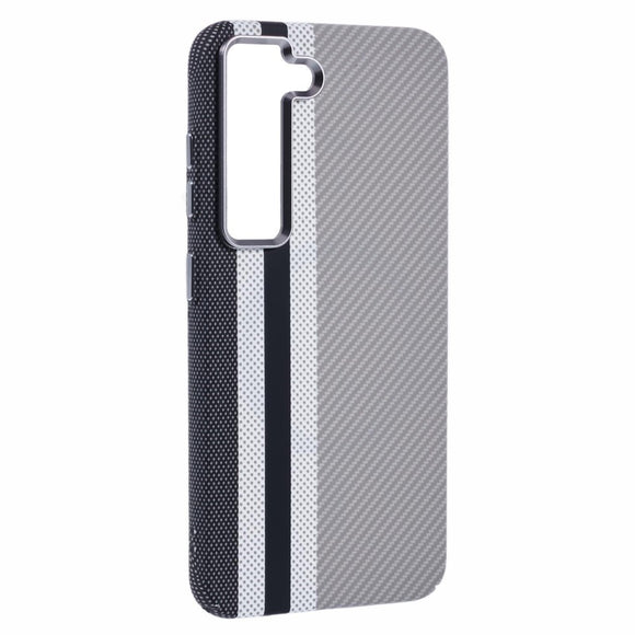 EIDERWOOD Mønstret Carbon Cover - Samsung Galaxy S23 - MagSafe Kompatibel - Grey Stripes