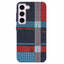 EIDERWOOD Mønstret Carbon Cover - Samsung Galaxy S23 - MagSafe Kompatibel - Dark Checkered Pattern