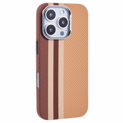 EIDERWOOD Mønstret Carbon Cover - iPhone 16 Pro - MagSafe Kompatibel - Light Stripes