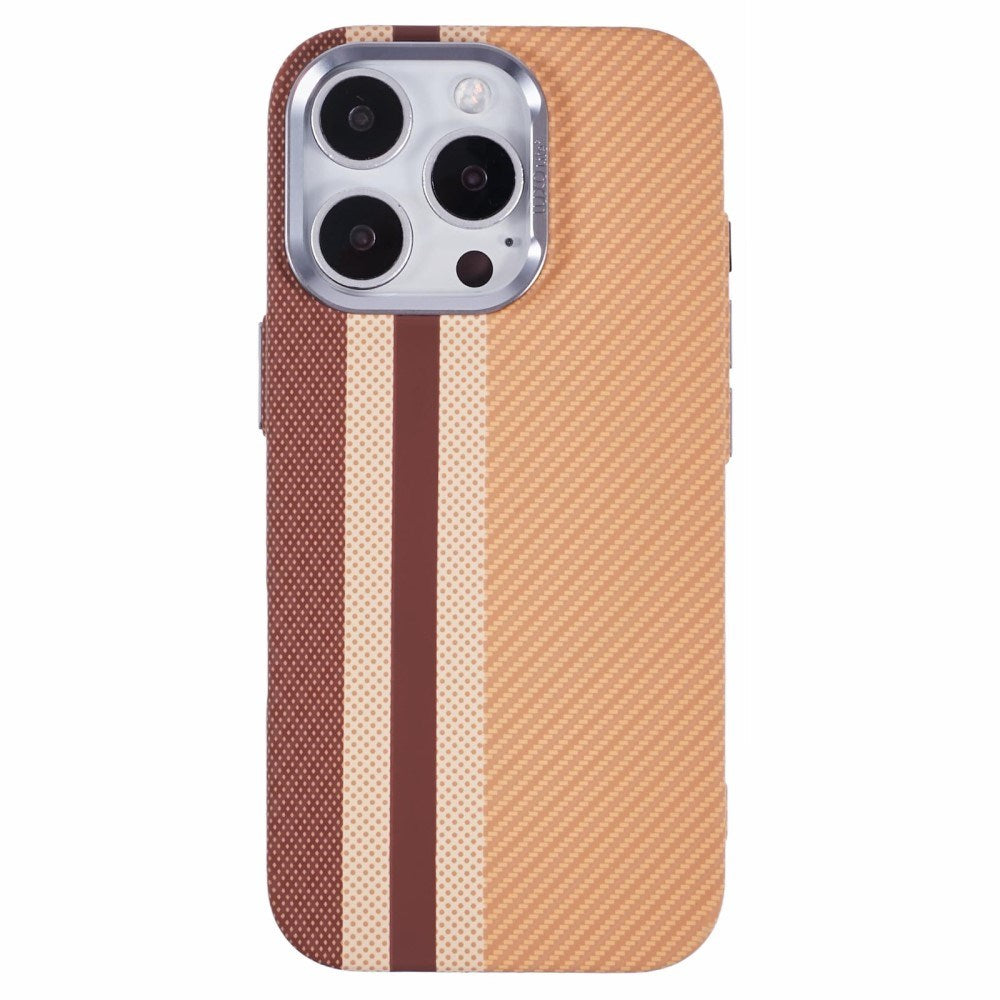 EIDERWOOD Mønstret Carbon Cover - iPhone 16 Pro - MagSafe Kompatibel - Light Stripes