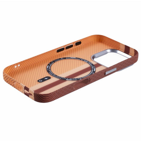 EIDERWOOD Mønstret Carbon Cover - iPhone 16 Pro - MagSafe Kompatibel - Light Stripes