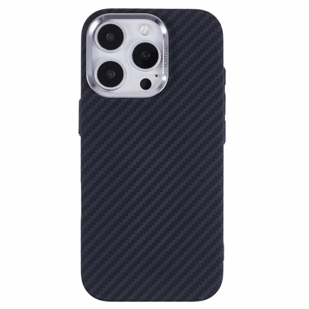 EIDERWOOD Mønstret Carbon Cover - iPhone 16 Pro - MagSafe Kompatibel - Black
