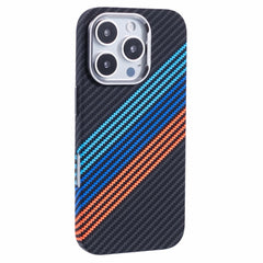 EIDERWOOD Mønstret Carbon Cover - iPhone 16 Pro - MagSafe Kompatibel - Colorful Stripes